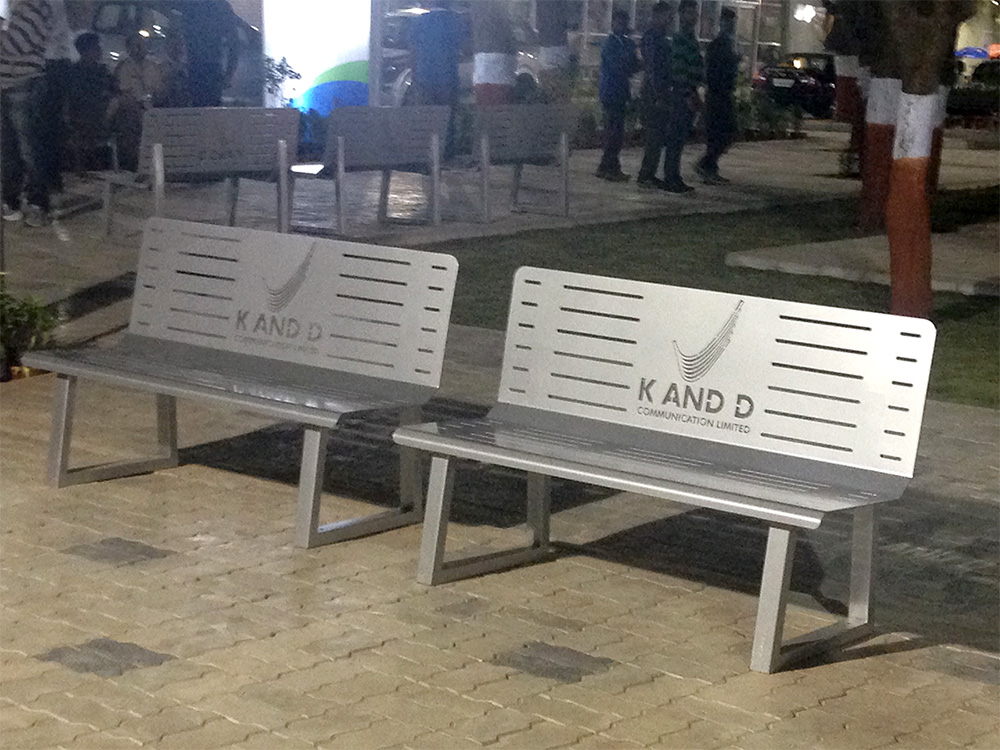 Stainless Steel Street Bench